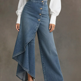 The Elara™ | Jeans de perna larga