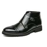 Parker™ | Botas Dobbelt-Monk-strap de pele sintética
