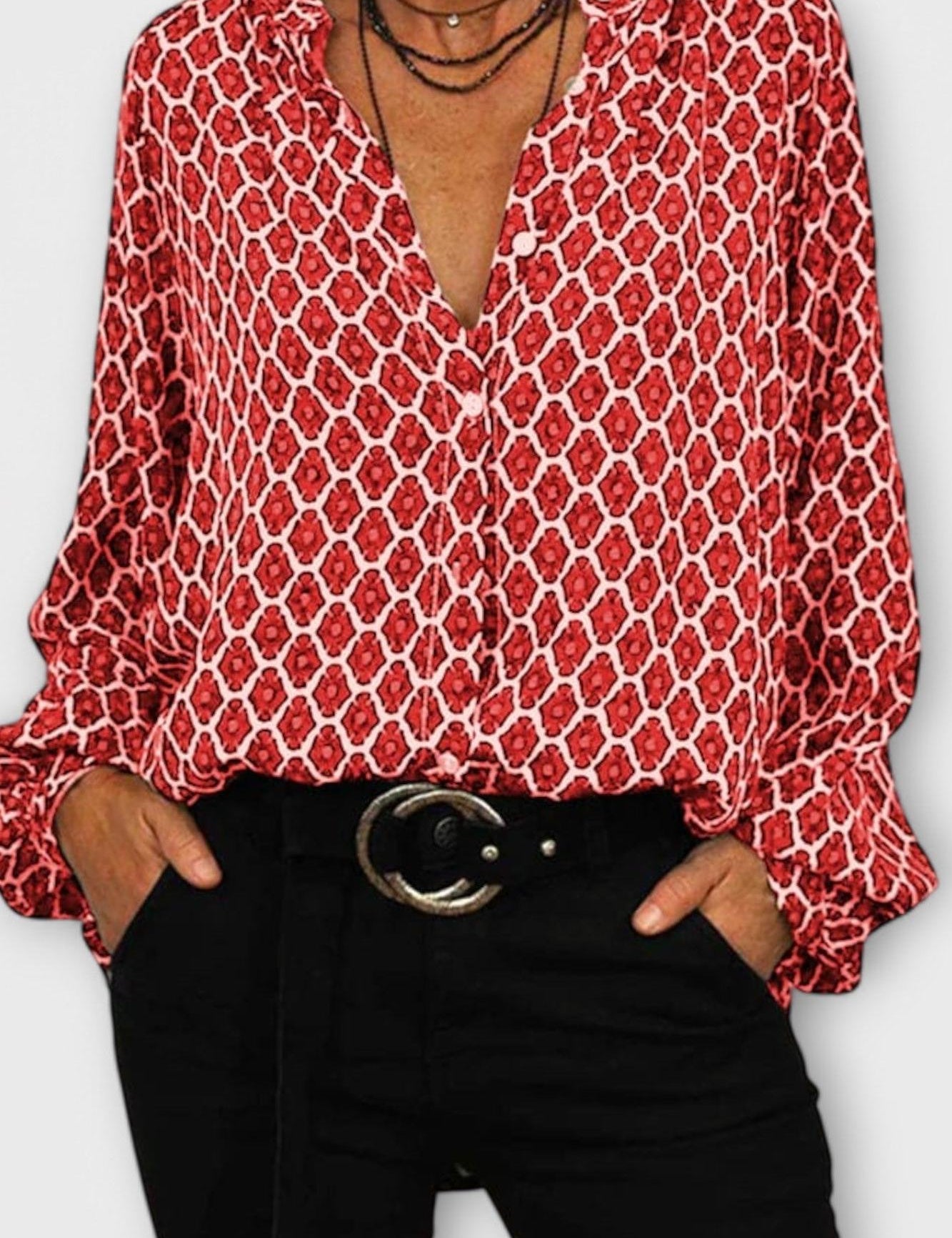 Purnile | Camisa com decote em V
