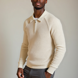 Péter™ | Sweatshirt com fecho e mangas raglan