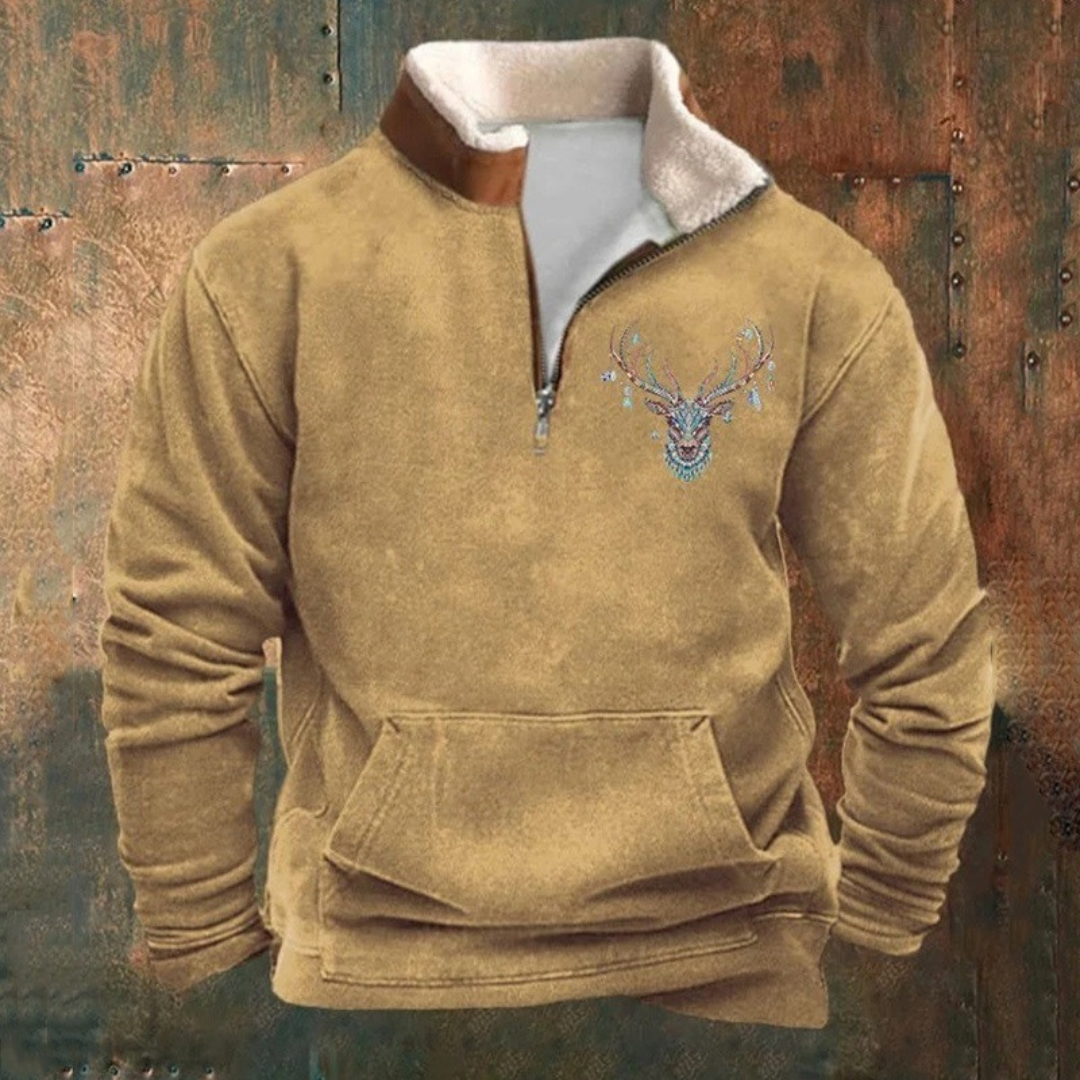 Pierre™ | Sweatshirt elegante com fecho