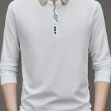 Rene™ | Pólo elegante de manga longa