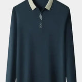 Rene™ | Pólo elegante de manga longa