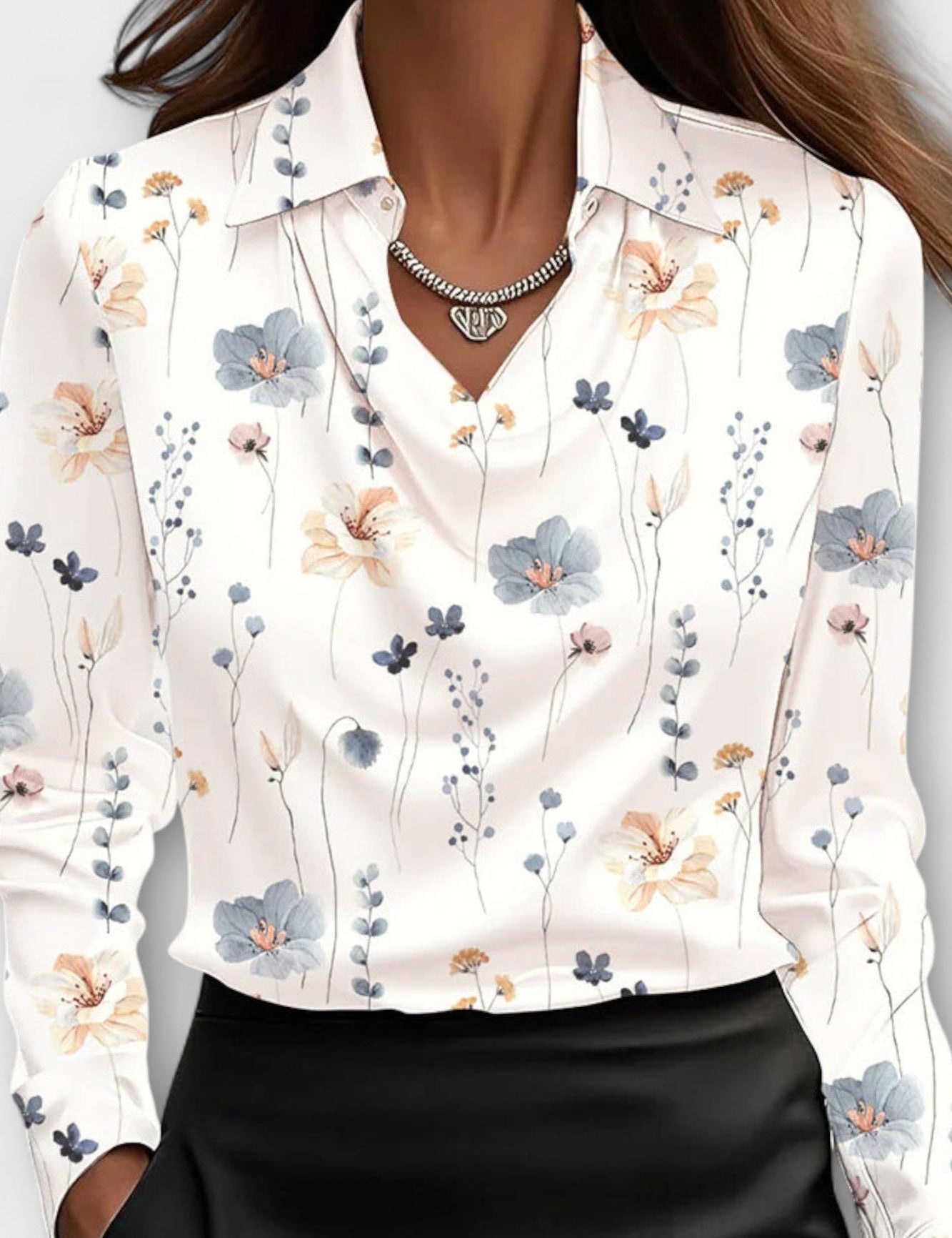 Ronha | Blusa de cetim