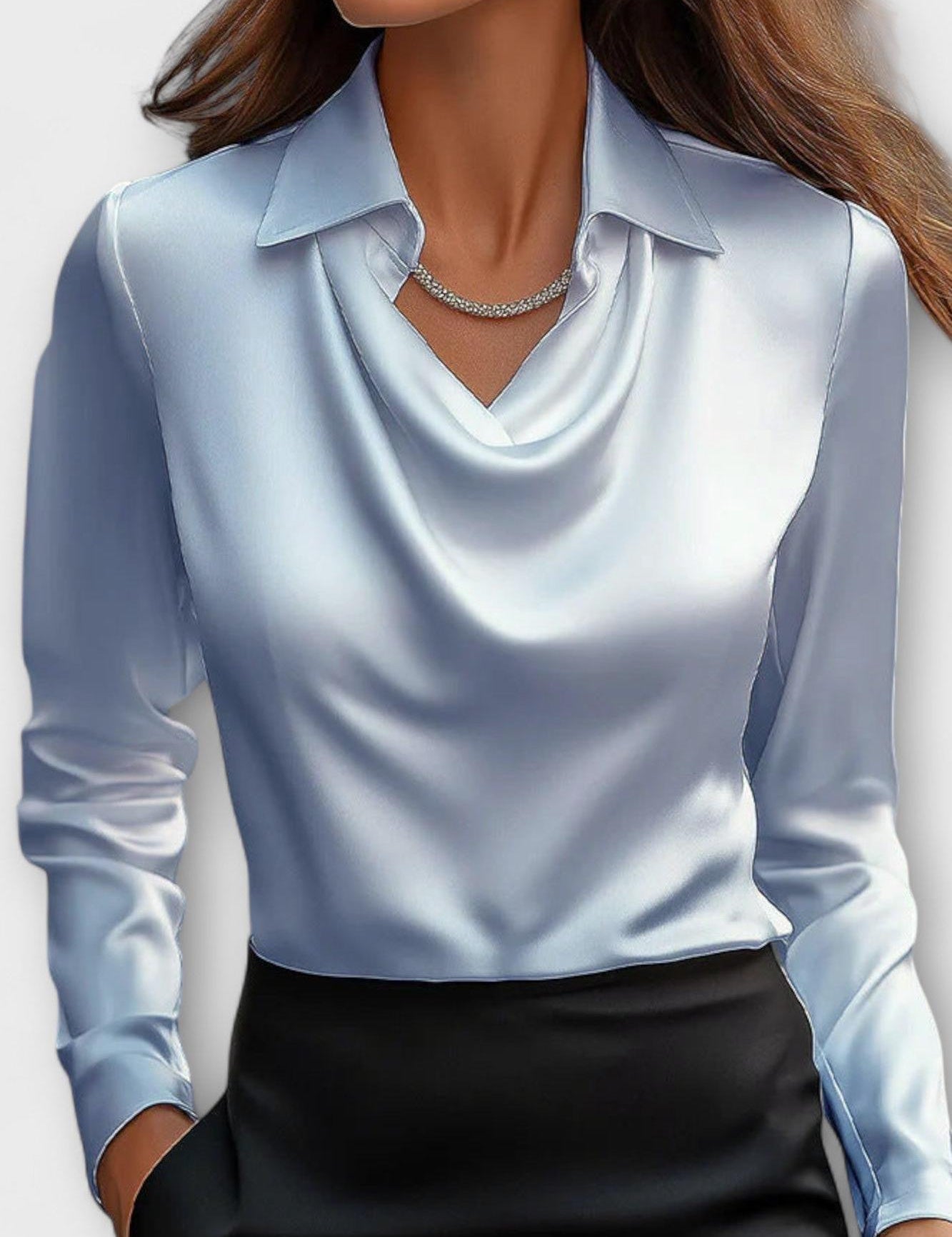 Ronha | Blusa de cetim