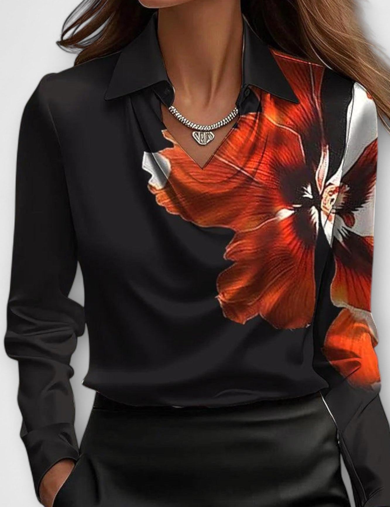 Ronha | Blusa de cetim