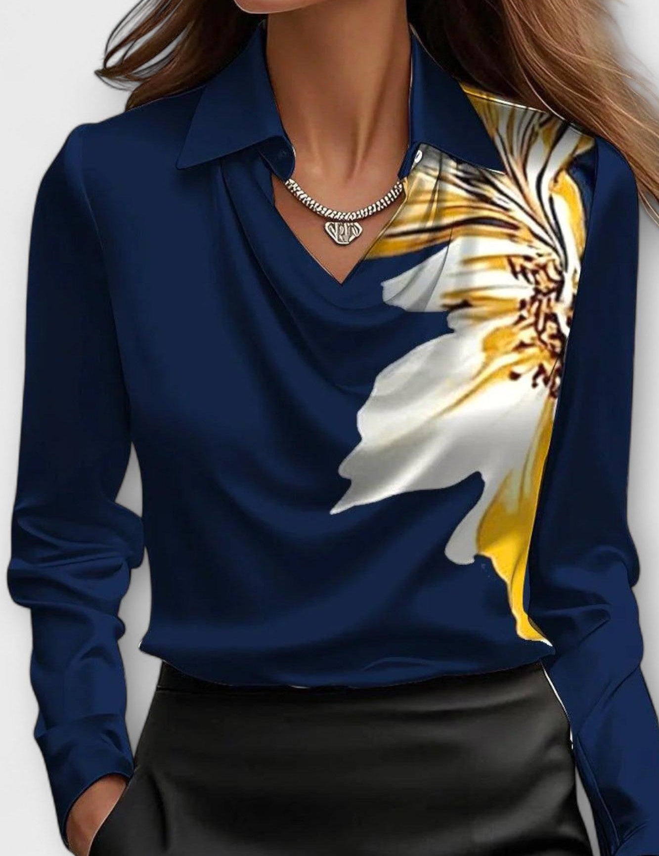 Ronha | Blusa de cetim