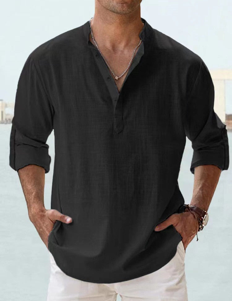 Lenoir™ | Camisa de linho respirável