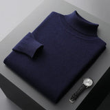 Linferhoff™ | Sweater de gola alta em cashmere