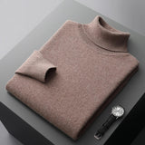 Linferhoff™ | Sweater de gola alta em cashmere