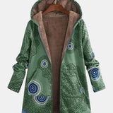 Sage | Casaco Sherpa com Design Tribal