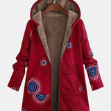 Sage | Casaco Sherpa com Design Tribal