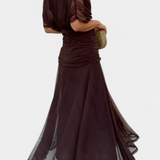 Alondra | Vestido longo colorido com decote em V