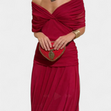 Alondra | Vestido longo colorido com decote em V