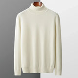 Linferhoff™ | Sweater de gola alta em cashmere