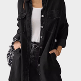 Sidsel | Vestido de camisa em denim