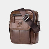 Саймън™ | Bolsa Messenger de Couro