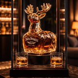 Garrafa de whisky Jack Daniel's - Edição com veados
