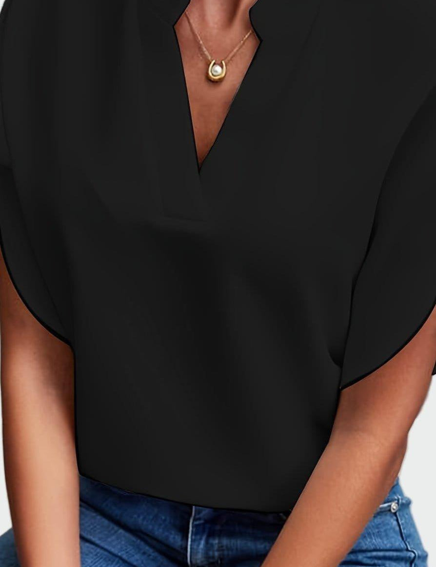 Stine | Blusa com decote em V