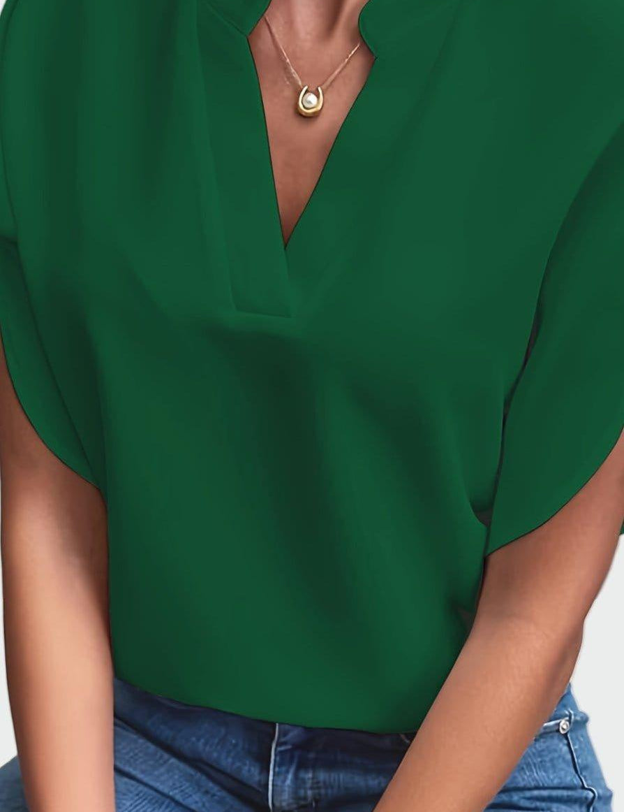 Stine | Blusa com decote em V