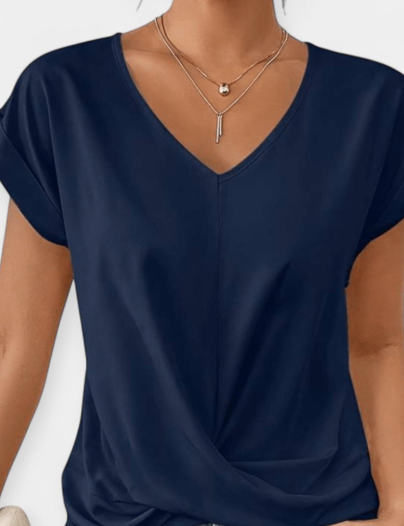 Stine | Blusa com decote em V