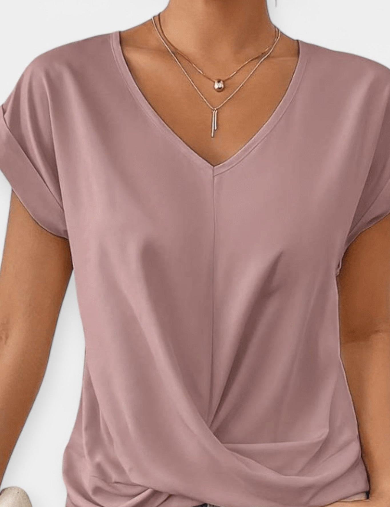 Stine | Blusa com decote em V