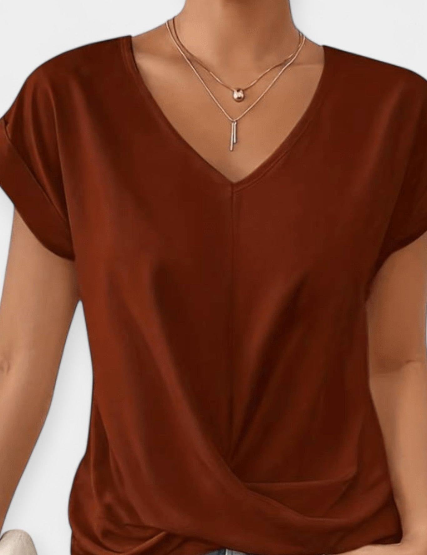 Stine | Blusa com decote em V