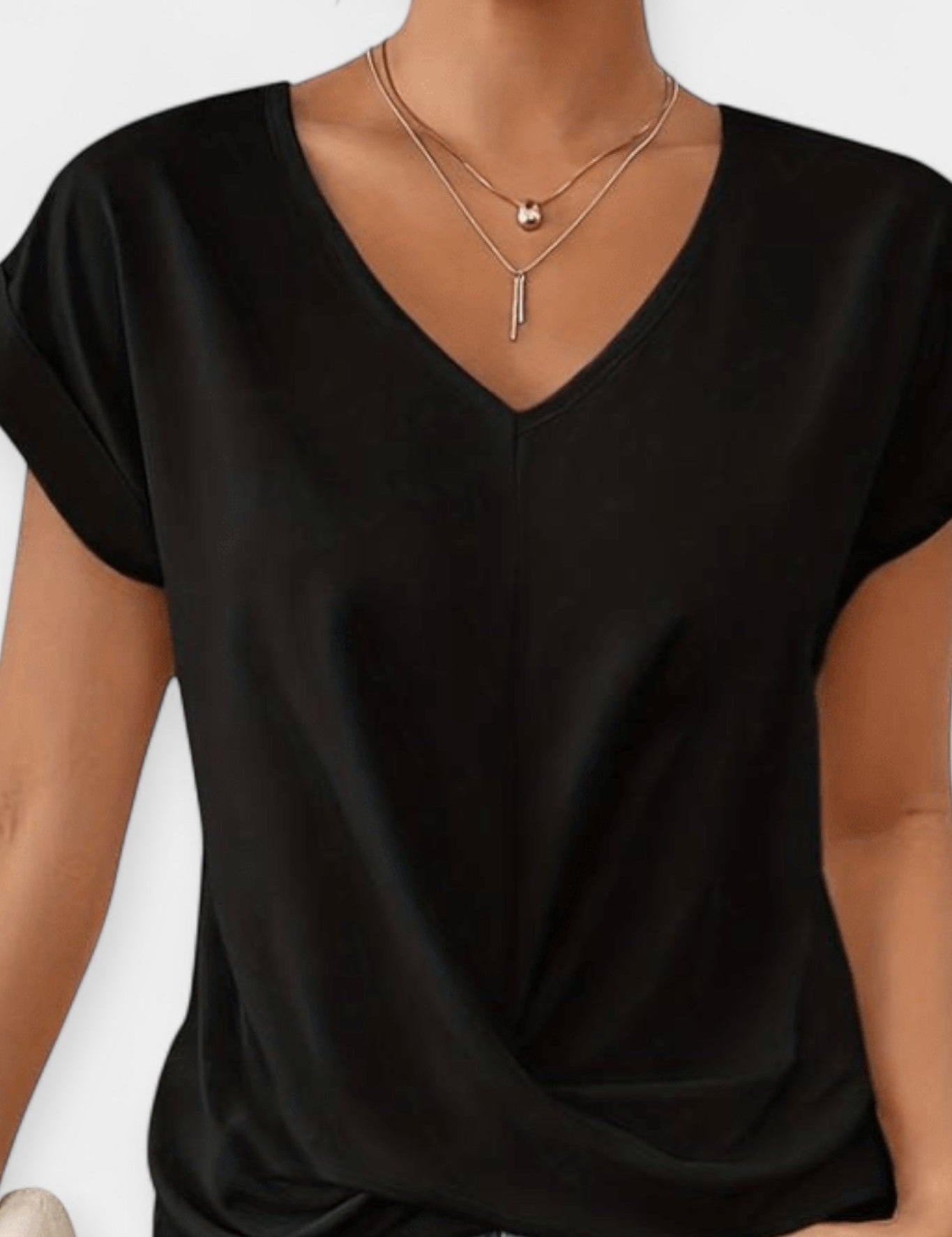 Stine | Blusa com decote em V