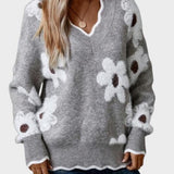 Tea | Pullover com flores