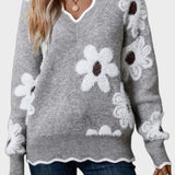 Tea | Pullover com flores