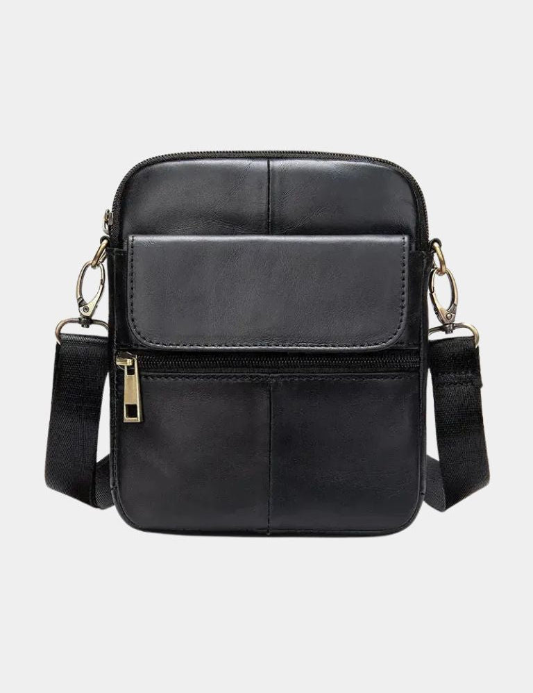 Tobias™ | Bolsa de Crossover em Couro