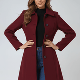 Helena™ - Casaco de Inverno Feminino com Um Botão