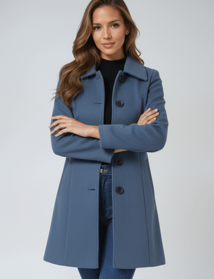Helena™ - Casaco de Inverno Feminino com Um Botão