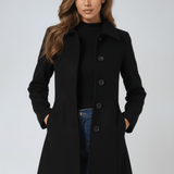 Helena™ - Casaco de Inverno Feminino com Um Botão