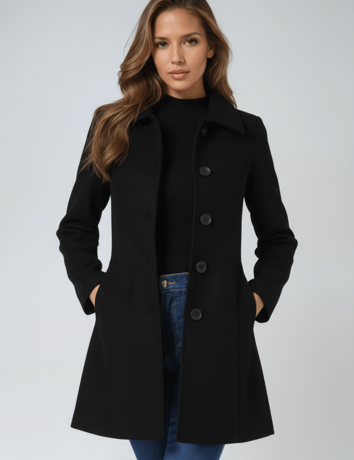 Helena™ - Casaco de Inverno Feminino com Um Botão