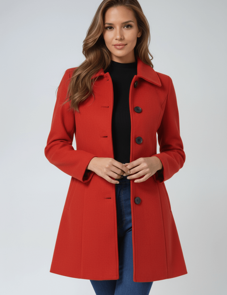 Helena™ - Casaco de Inverno Feminino com Um Botão
