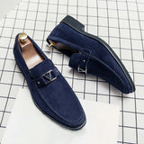 Mocassins vermelhos de camurça Verona