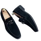 Mocassins vermelhos de camurça Verona