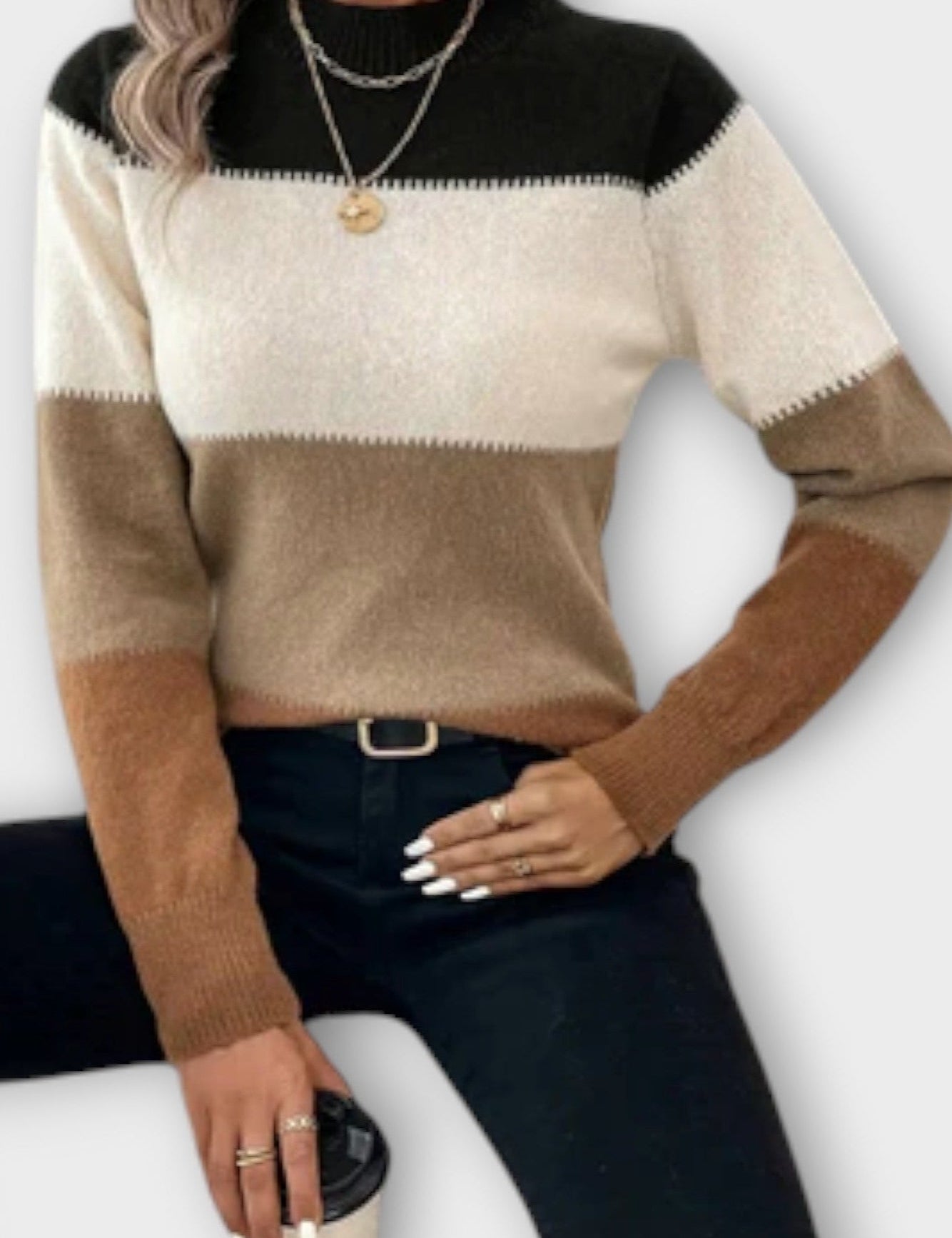Vibeke | Pullover riscado