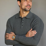 Viggo™ | Pullover de algodão com decote em V
