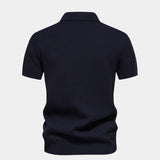Viktor™ | Pólo Slim Clássico com zip na gola