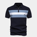 Viktor™ | Pólo Slim Clássico com zip na gola