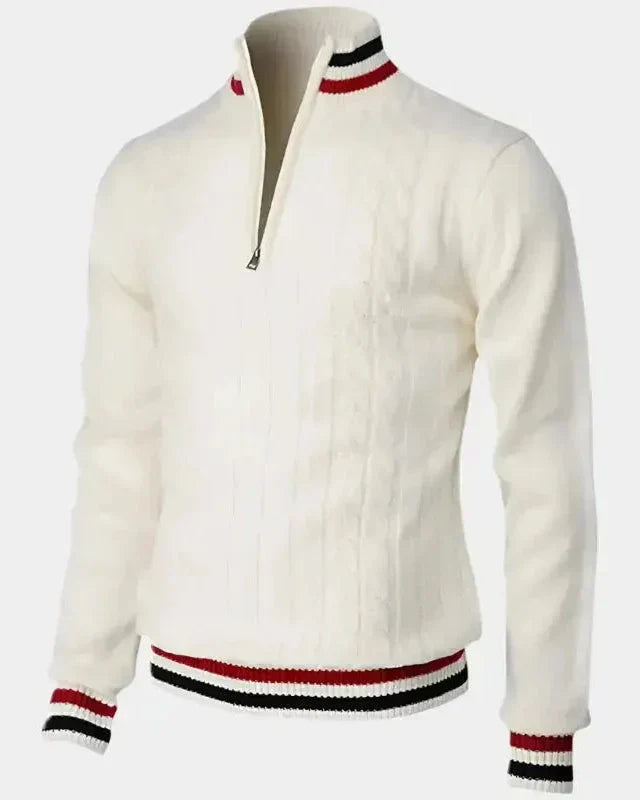 William™ | Pullover Básico com Gola Alta