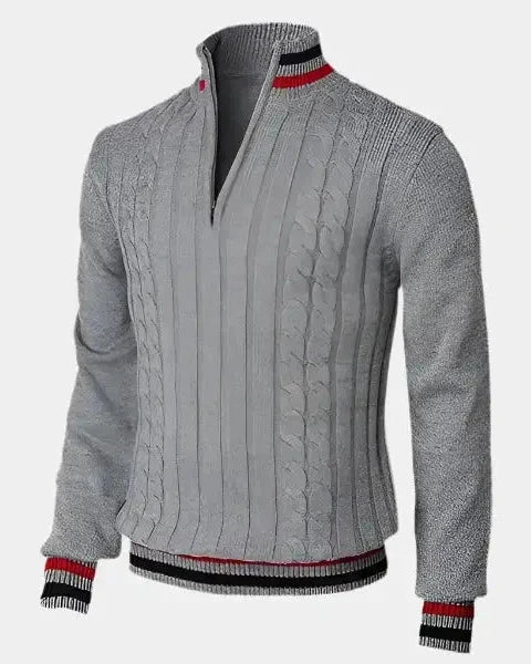 William™ | Pullover Básico com Gola Alta