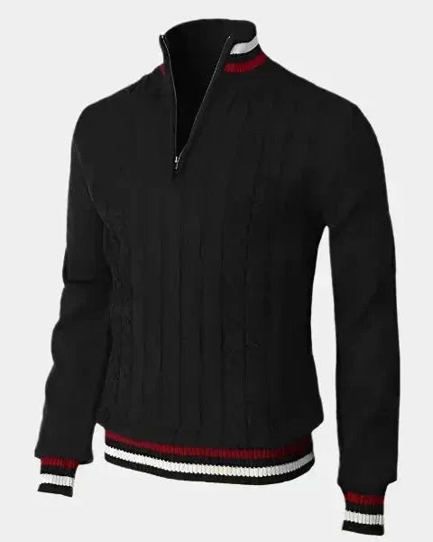 William™ | Pullover Básico com Gola Alta