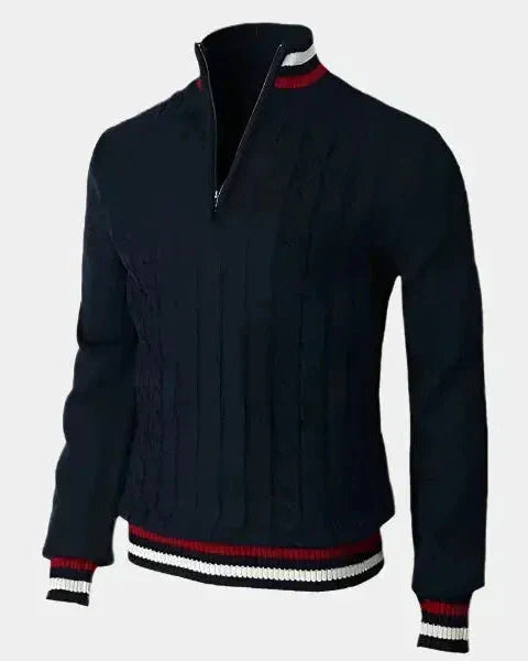 William™ | Pullover Básico com Gola Alta
