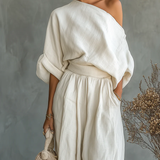 Eleonora | Conjunto Elegante de Duas Peças com Uma Alça
