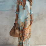 Serena | Camisa-vestido do Mediterrâneo