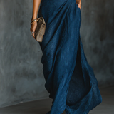 Angelika | Conjunto elegante de camisa e saia longa