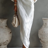Elise™ | Vestido maxi assimétrico e elegante
